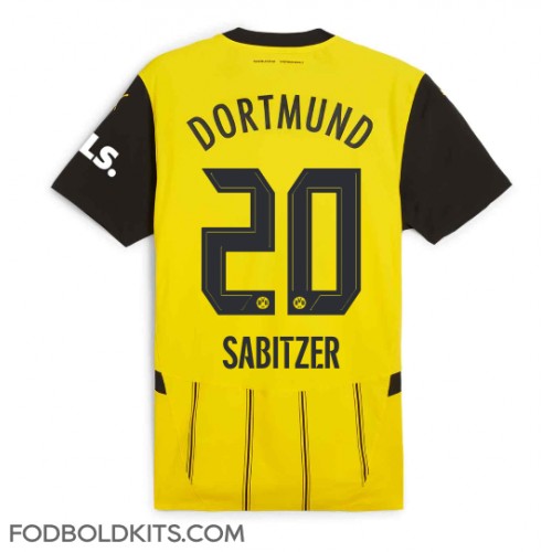 Borussia Dortmund Marcel Sabitzer #20 Hjemmebanetrøje 2024-25 Kortærmet